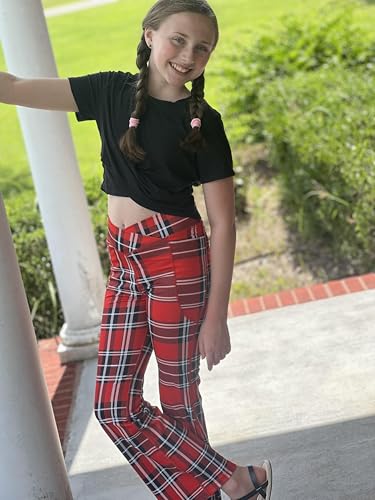 Zaclotre Calça legging feminina flare com bainha dividida cintura alta para ioga bootcut atlética in