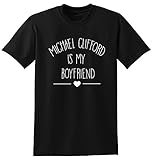 Teesven Men's Michael Clifford Is My Boyfriend Unisex T Shirt Medium Black
