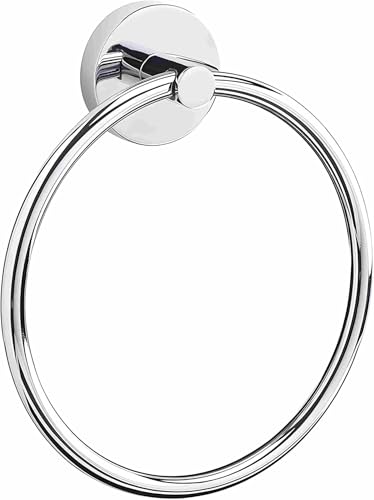 Stainless Steel Towel Ring - Bath Towel Holder Hand Towel Ring 6.29 in/16 cm Hanging Towel Hanger Bathroom Accessories (Classic)
