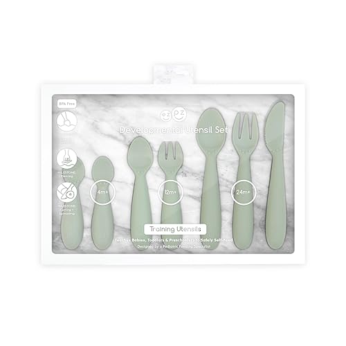 ezpz Developmental Utensil Set