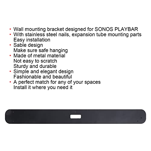 Soporte de altavoz largo a prueba de arañazos con diseño elegante negro 2