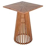 ✅ BASE CENTRALE A CONO: Sostegno robusto e di design che ottimizza lo spazio per 4 sgabelli.