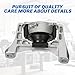 Rockplanet Engine Motor Mount and Transmission Mount Kit Compatible with Mazda 3 / Sport, 2012-2015 Mazda 5 Front and Rear Engine Mount Kit & Rear Torque Strut
