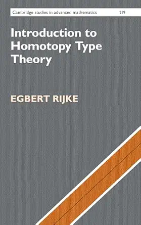 Introduction to Homotopy Type Theory book cover