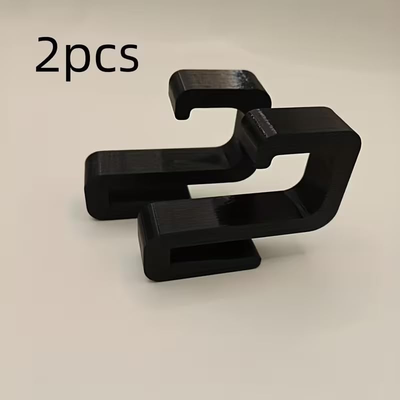 2PCS Black Bathroom Hook,Suitable for Towels,Clothes.Made of Stainless Steel.Suitable for Bathrooms,Kitchens and Home Organization.No Installation Required.Easy and Quick to Use.