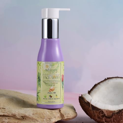 Image of Whimsy Beauty Face Wash with Multani Mitti for Kids & Teens (6-16 Years) 100ml | Cruelty-Free, Non-Toxic, Organic Skin Care for All Skin Types