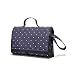 Large Diaper Bag, SAWNZC Baby Nappy Tote Bag Multifunction Travel Backpack Maternity Shoulder Bag Waterproof Handbag Organizer with Strap Changing Pad & Insulated Pocket for Boy Girl-Blue Dot