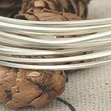 silberdraht 999 99 Länge: 1meter Without brand XXF-qbtx, 0,45 * 1mm Silberdraht Massiv 999 Sterling Silber rechteckiger Platz Draht for Schmuck DIY, Sterlingsilber Schmuckdraht Findings