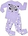 shelry Little Girls Cat Pajamas Set Children Cotton Clothes Christmas Gift PJS Size 6 Years