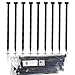 (150 Pack) USA Made - 8" Inch Plastic Edging Nails, Spiral Nylon Landscape Stake Nail / Anchoring Spikes For Paver Edging, Weed Barrier, Artificial Turf (Fits Most Brands Dimex EasyFlex Proflex) (150)