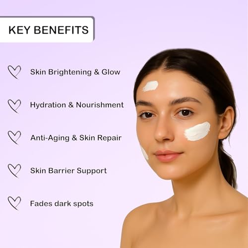 Image of Ayumcure Glutathione & Niacinamide Skin Whitening Cream 50 g | Kojic Acid, Vitamin C & E | Anti-Aging, Tan Removal, Brightening Cream for Women & Men | All Skin Types