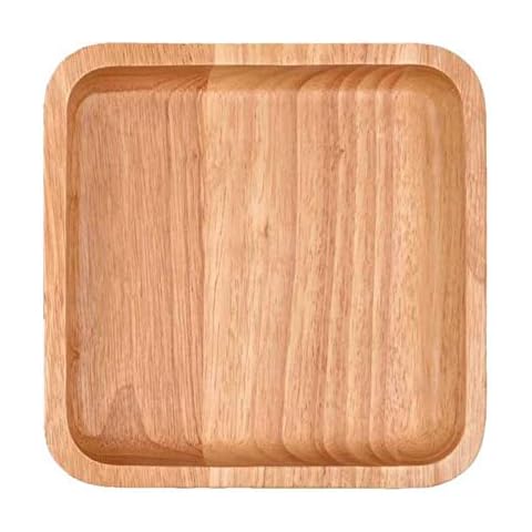 White Oak Solid Wood Wooden Bowl 5 Size Square Soup Bowl Salad Holder Kitchen Snack Trays Container Japanese Style Cover