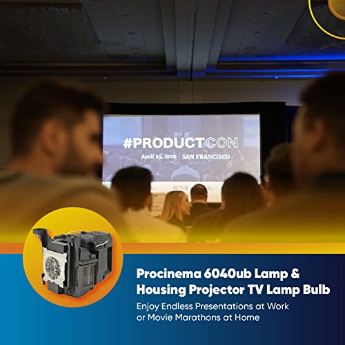 Repuesto lámpara y carcasa para proyector Epson Procinema 6040ub miniatura 3
