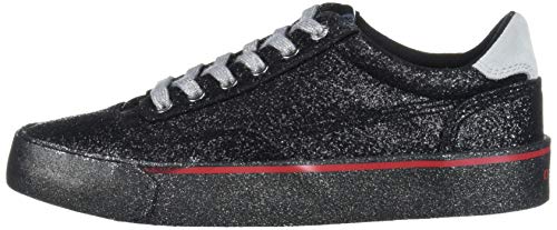 Diesel Women's S-Flip Low All Over Glitter-Sneakers, Black, 5 M Us #TOP7