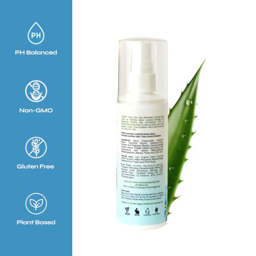 Image of Tikitoro Teens Deo Mist Aqua | Alcohol-Free Deo for Teens with Aloe and Centella | 8 Hr Odour Control | Aluminium and Allergen Free Refreshing Fragrance for Girls and Boys (Age: 11+) (100ml x 1)