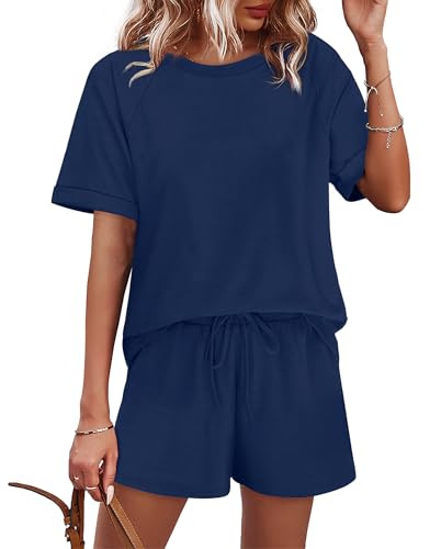 Save 33% on WIHOLL Women's Casual Summer Short Sets with Code 9LA4OHLZ