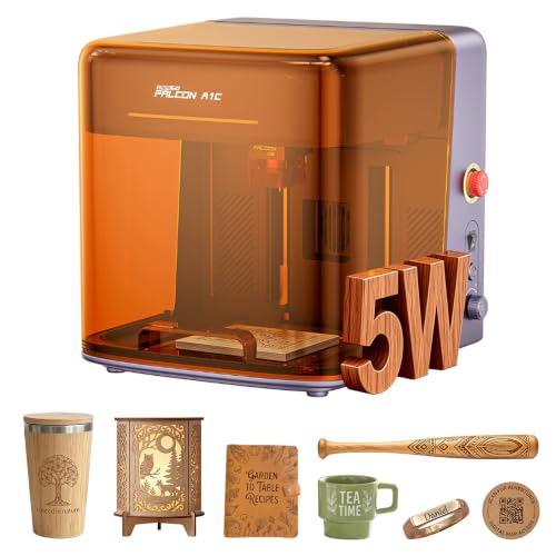 Image of Creality A1C 5W Laser Engraver, Mini Desktop Laser Cutter for Beginners