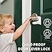 GXXFXT Child Proof Door Lever Lock 2 Pack Baby Safety Door Handle Locks for Toddlers Easy to Install no Tools Need or Drill Prevents Toddlers from Opening Doors
