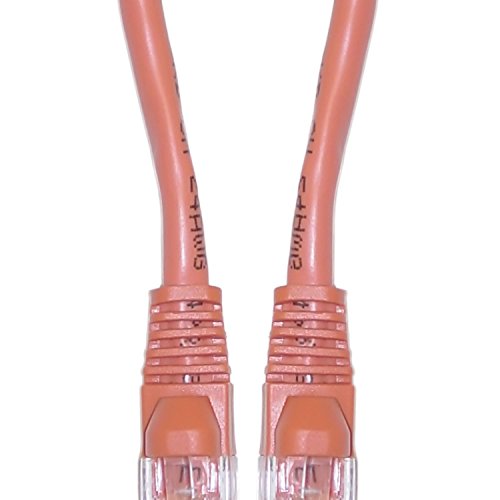 Offex Cat5e Orange Ethernet Patch Cable, Snagless/Molded Boot, 1.5' (OF-10X6-03101-5)
