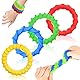 Sensorisches Zappelspielzeug, 4er Pack Anti Stress Armband Kinder, Fidget Armband für besondere Bedürfnisse Autistische Kinder und Erwachsene Autismus Spielzeug