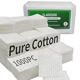 ILANSIN 1000PCS 100% Pure Cotton Gun Cleaning Patches 2"x2" Lint Free Gun Cleaning Cloth,Professional Wipes for Pro Shot Pistol and All Caliber of Firearms Good Gun Cleaning Supplies Gun Cleaning Kit