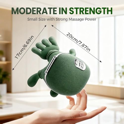 Image of Neck Massager, 4D Electric Massager Back Massager with Heat, Neck Massager 3 Modes 2 Temp, Wireless Bionic Hand Massager Neck Shoulder with Shiatsu, Relax Muscles