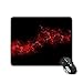 Ergonflow Black Background Red Color Paint Explosion Burst Red Black Mouse Pad Rectangle 240x200x3mm