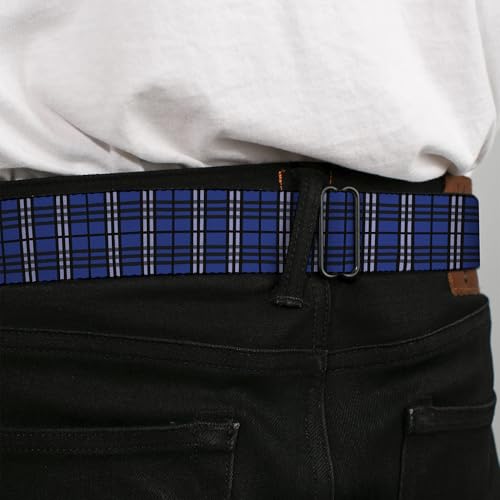 Buckle-Down Men's Seatbelt Belt Plaid Regular, Multicolor, 1.5" Wide-24-38 Inches in Length4