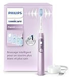 Philips Sonicare Brilliant Clean Electric Toothbrush - Smart Screen, Brush Head Replacement, 2 Brushing Modes and SmarTimer, Pink, Model HX3792/22