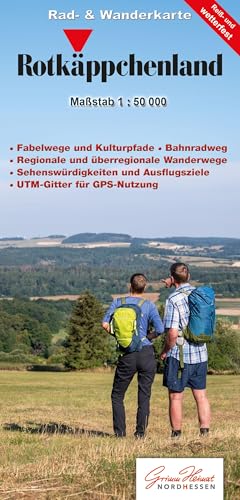 Rotkäppchenland: Rad- und Wanderkarte (Reiß- und wetterfest)