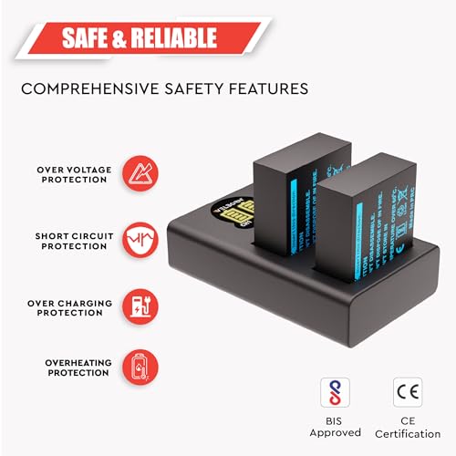 Image of WELBORN NP-W126s Dual Battery and Charger Combo Pack for Fujifilm X-T100 X-T200 X100F X100V X-S10 X-A5 X-A10 X-E4 X-Pro2 X-Pro3 X-T1 X-T2 X-T3 X-T10 X-T20 X-T30 X-T30 II