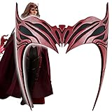 Scarlet Witch Headpiece Crown Cosplay 2021 TV Shows WandaVision Wanda Maximoff Superwoman Mask Halloween Costume Accessories