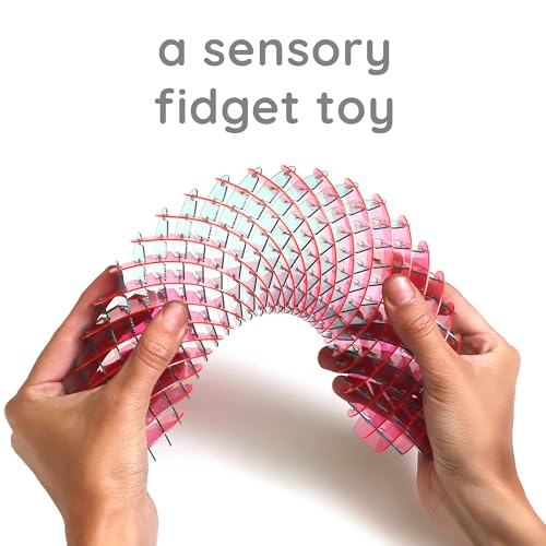 Image of Morf Fidget Sensory Spring Berry - 3D Slug Spring Toy for Kids, Teens, and Adults - Stretchy, Quiet, Stress and Anxiety Relief, Focus - for Play, School, Work Gifts, Great for Classroom, Office