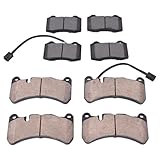 DYZJKWJW D1270A D1116 Front Rear Ceramic Brake Pads Set Fit For 2014-2021 Maserati Ghibli S Sq4 Q4, For 2014-2021 Maserati Quattroporte