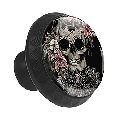 Boutons de tiroir tête de mort Voodoo pour rénover facilement une commode - 3