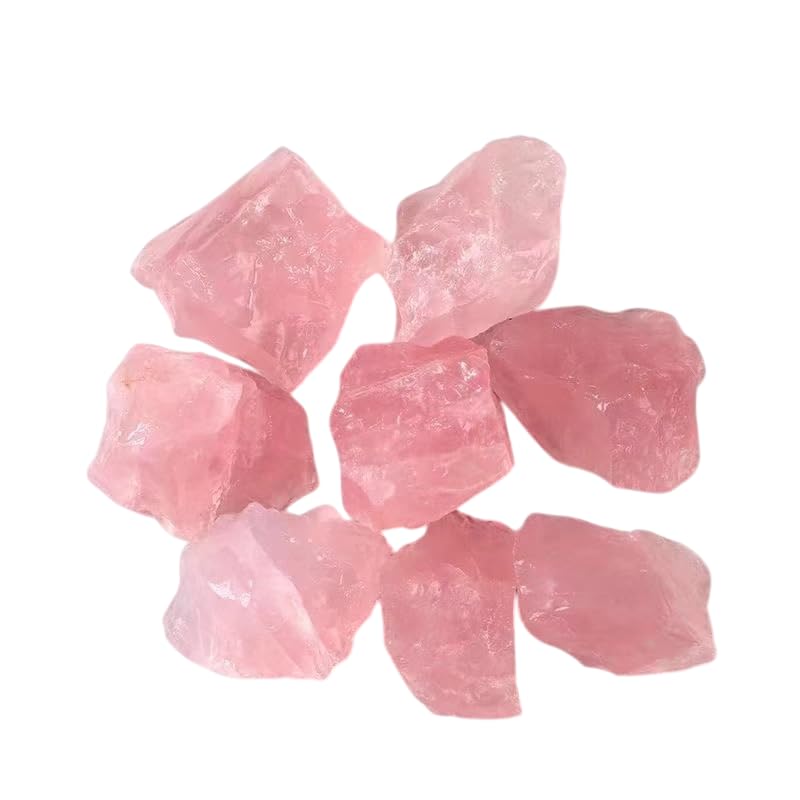Solsticeshards Rose Quartz Rough Raw 3 PieceUnpolished Natural Stone - Healing Crystal for Love, Self-Care & Emotional Balance | Perfect for Meditation-image-42
