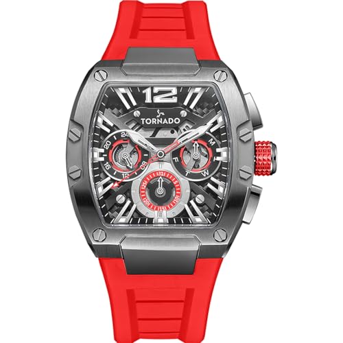 Image of Tornado XENITH Men's VX9J Movement Watch, Multi Function Display and Premium Flexible & Durable Silicone Strap - T23105