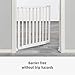 reer Türgitter und Treppenschutzgitter | Baukasten zum Selbstbauen | zum Schrauben | ausziehbar 63-103,5 cm | weiß