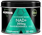NAD + 100% con Niacinamida, Resveratrol, Q10-100 días- Energia, Anti Edad