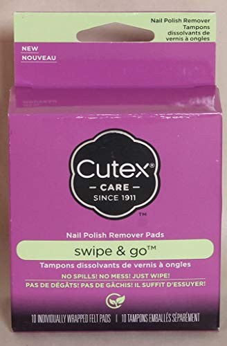 Cutex Swipe and Go Nail Polish Remover Pads (Pack of 2)