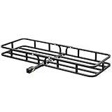 ARKSEN 53 x 19 Inch Cargo Rack Carrier 500 Lbs Heavy Duty Capacity 2/1.25 Inch Receiver Luggage...