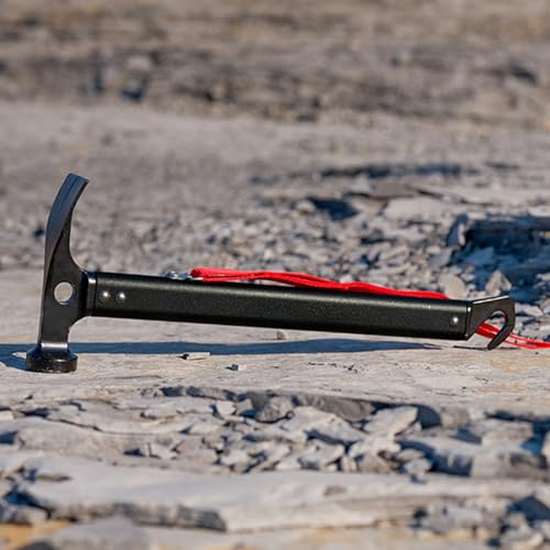Marteau de camping portable en métal pour piquet de tente et sac à dos - 8