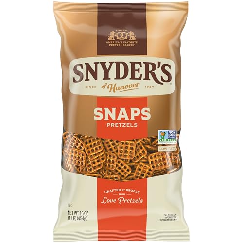 Image of Snyder's of Hanover Snaps Pretzels, 16 Oz Bag