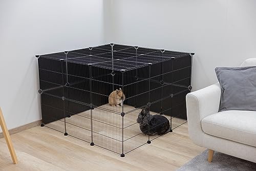 Enclos Hopsi Kerbl Pet modulable et parc grillagé extensible pour animaux - 14