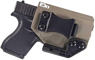 Fierce Defender IWB Kydex Holster Compatible with Glock 43/43X -Paladin Series- Made in USA- (Flat Dark Earth)