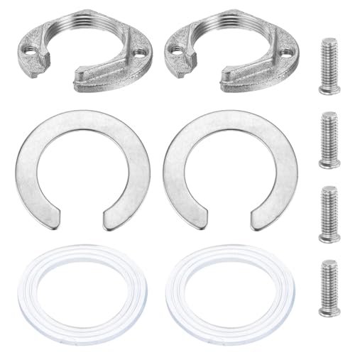 Outil de rondelle de robinet uxcell type C 3,2x0,9cm argent en lot - 2