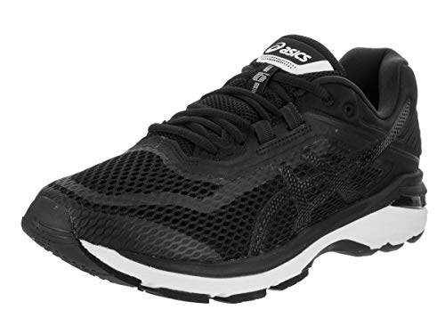 Asics GT-2000 6 - Zapatillas de correr para hombre, Negro (negro/blanco/carbón), 39 EU