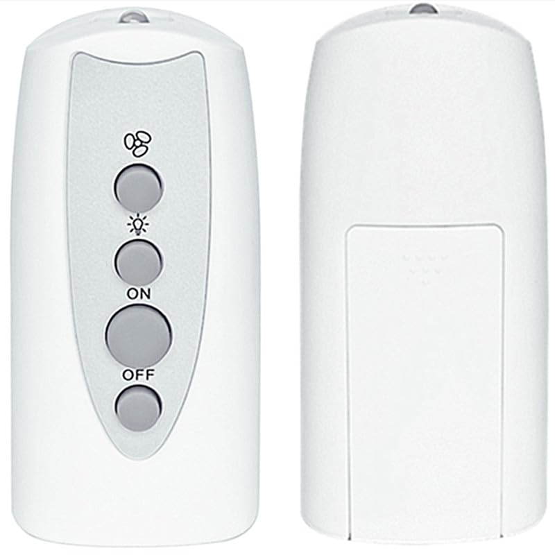 Replacement Remote Control for Bell+Howell Socket Breeze Ceiling Fan Light