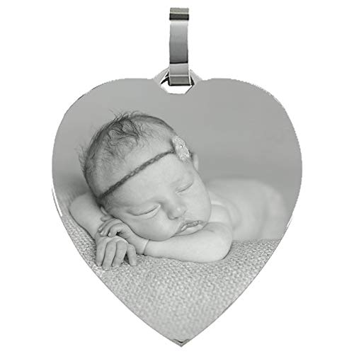 Anhänger Herz Edelstahl mit eigener Fotogravur/Bildgravur Cover
