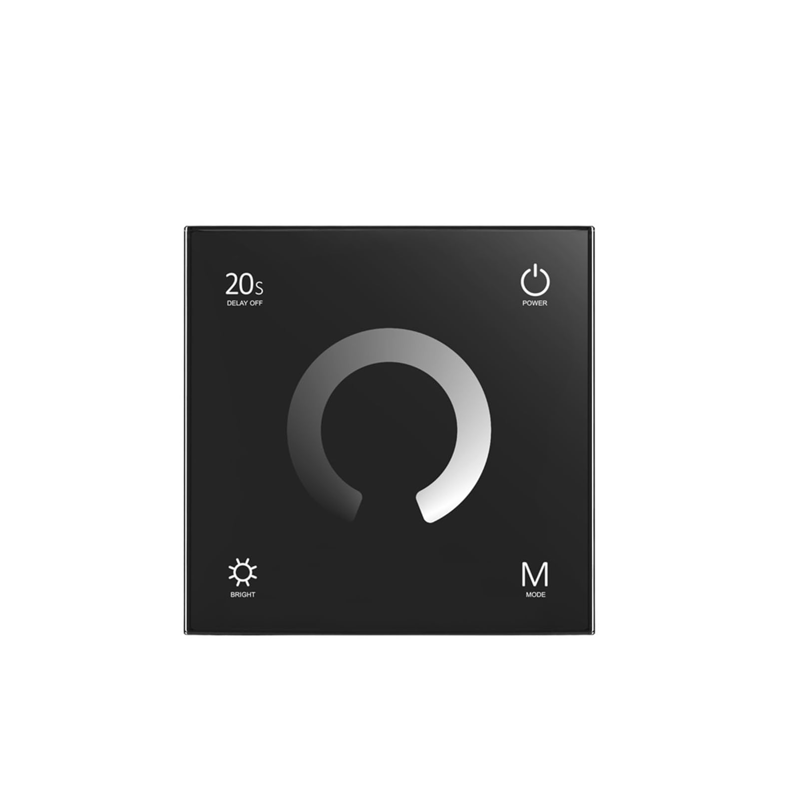 Variateur LED tactile mural en verre pour sublimer l'ambiance de votre salon